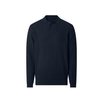 esmara Men Herren Polo-Strickpullover (Navy, L(52/54)) -...