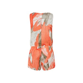 esmara® Damen Leinen-Jumpsuit, mit Bindeband in der Taille (apricot/beige, 36) - B-Ware neuwertig