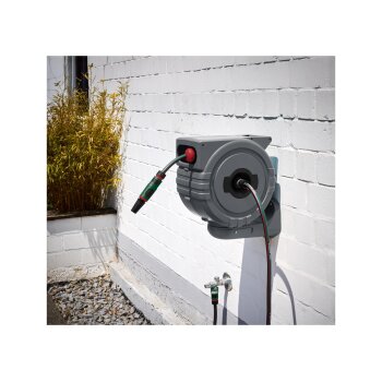 PARKSIDE® Wand-Schlauchaufroller, 25 m, anthrazit - B-Ware neuwertig