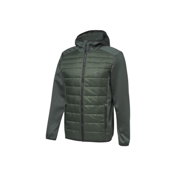 CRIVIT Herren Hybridjacke mit seitlichen Reißverschlusstaschen (Grün, L(52/54)) - B-Ware neuwertig