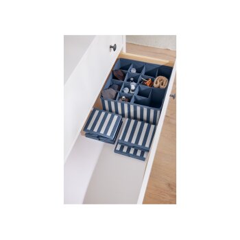 LIVARNO home Aufbewahrungsbox 4er, zusammenfaltbar (Blau) - B-Ware sehr gut