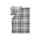 LIVARNO® Feine Flanellbettwäsche, 200 x 220 cm, 70 x 90 cm, kariert/grau - B-Ware neuwertig