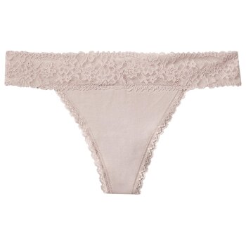 esmara® Damen String, 5 Stück (Pink/Weiß, L(44/46)) - B-Ware neuwertig