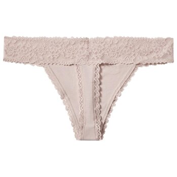 esmara® Damen String, 5 Stück (Pink/Weiß, L(44/46)) - B-Ware neuwertig
