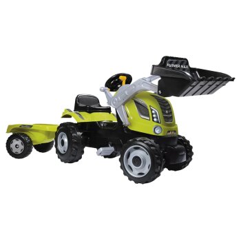 SMOBY Traktor Farmer Max mit Anhänger - B-Ware...