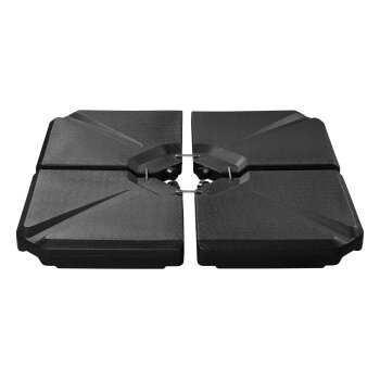 LIVARNO® Schirmständer–Beschwerungsplatten, 4 Stück - B-Ware neuwertig