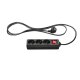 TRONIC® Steckdosenleiste. 3-fach, schwarz - B-Ware sehr gut