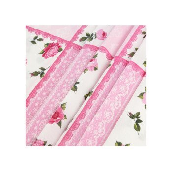 Livarno home Seersucker-Bettwäsche, 220 x 240 cm, 70 x 90 cm, Patchwork - B-Ware sehr gut