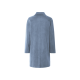esmara® Damen-Mantel, in eleganter Veloursoptik, 42, blau - B-Ware sehr gut