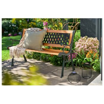 LIVARNO® Gartenbank, in traditionellem Design - B-Ware neuwertig