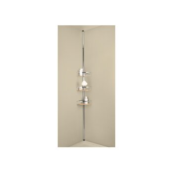 LIVARNO® Teleskop-Badregal, mit 3 Körbe - B-Ware...