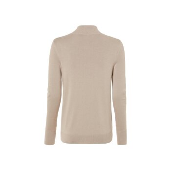 esmara® Damen Feinstrickpullover, mit modischen Schlitzen (Beige, S(36/38)) - B-Ware neuwertig