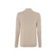 esmara® Damen Feinstrickpullover, mit modischen Schlitzen (Beige, S(36/38)) - B-Ware neuwertig