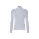 esmara® Damen Rollkragenshirt, in modischer Ripp-Qualität (Blau, L(44/46)) - B-Ware neuwertig