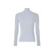 esmara® Damen Rollkragenshirt, in modischer Ripp-Qualität (Blau, L(44/46)) - B-Ware neuwertig