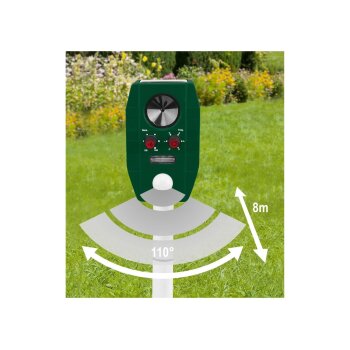 PARKSIDE® Solar-Tiervertreiber »PTUS 1 B2«, Erfassungsreichweite bis 8 m - B-Ware sehr gut
