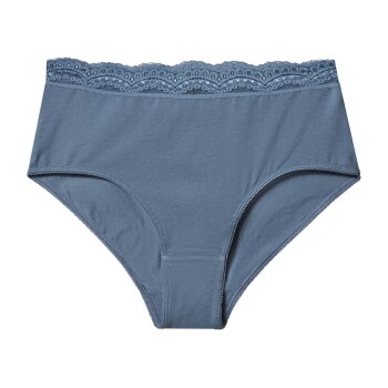 esmara® 5er Set Damen-Slips, mit hoher Taille, M, blau/weiß - B-Ware sehr gut