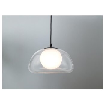 LIVARNO home LED-Pendelleuchte, Lampenschirm aus hochwertigem Glas (Transparent) - B-Ware neuwertig