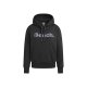 BENCH Damen Sweathoodie/Sweatjacke (schwarz (Kapuzenpullover), L) - B-Ware neuwertig