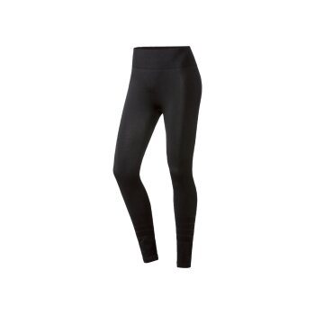 CRIVIT Damen Funktionstights mit extra hohem Bund (Schwarz, XS(32/34)) - B-Ware neuwertig