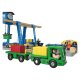Playtive Containerhafen Eisenbahn-Set, aus Echtholz - B-Ware