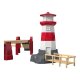 Playtive Containerhafen Eisenbahn-Set, aus Echtholz - B-Ware