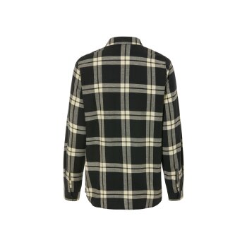 esmara® Damen Flanell-Bluse, leger geschnitten (Schwarz, XS(32/34)) - B-Ware neuwertig