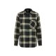 esmara® Damen Flanell-Bluse, leger geschnitten (Schwarz, XS(32/34)) - B-Ware neuwertig