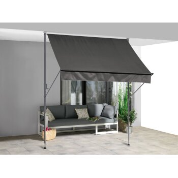 FLORABEST Klemmmarkise 200x150 cm - B-Ware neuwertig