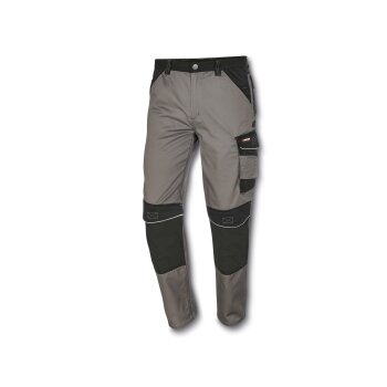 PARKSIDE PERFORMANCE® Herren Arbeitsbundhose mit CORDURA® Knieverstärkung (grau/schwarz, 58) - B-Ware Beschädigt
