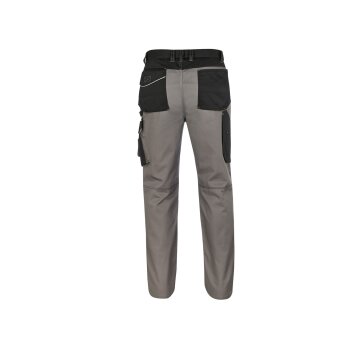 PARKSIDE PERFORMANCE® Herren Arbeitsbundhose mit CORDURA® Knieverstärkung (grau/schwarz, 58) - B-Ware Beschädigt