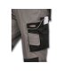 PARKSIDE PERFORMANCE® Herren Arbeitsbundhose mit CORDURA® Knieverstärkung (grau/schwarz, 58) - B-Ware Beschädigt