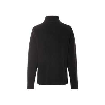 esmara® x Grand Polo Damen Fleecejacke, mit Stickerei (Schwarz, M (40/42)) - B-Ware neuwertig