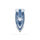 SILVERCREST® Kabelloses Dampfbügeleisen, blau - B-Ware gut