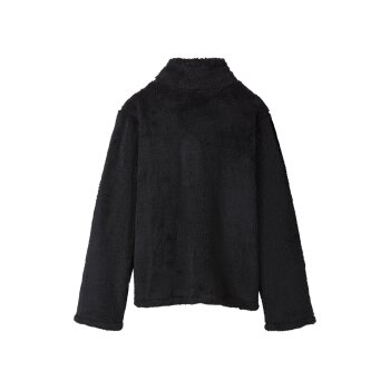 esmara® Damen Teddy-Fleecejacke / Fleecepullover (Schwarz, XS(32/34)) - B-Ware neuwertig