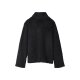esmara® Damen Teddy-Fleecejacke / Fleecepullover (Schwarz, XS(32/34)) - B-Ware neuwertig