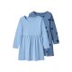 lupilu® 2er Set Kleinkinder-Kleider, für Mädchen, 110/116, blau - B-Ware sehr gut