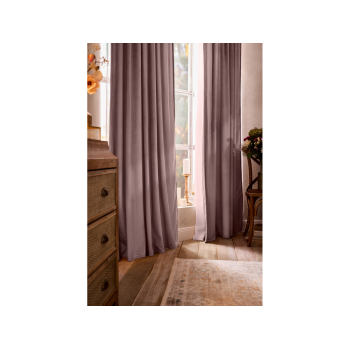 LIVARNO® 2er Set Samt-Vorhänge, blickdicht, 135 x 254 cm, hellrosa - B-Ware sehr gut