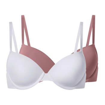 esmara® 2er Set Damen-T-Shirt-BH, 75B,...