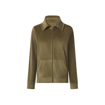 esmara® Damen Nicki-Hausanzug, 2-teilig (Olive, XL(48/50)) - B-Ware neuwertig