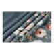 LIVARNO® Bettwäsche, aus Satin, 240 x 220 cm, Blumen/grün - B-Ware neuwertig