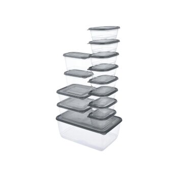 SILVERCREST® Frischhaltedosen-Set, 12 Stück (Grau) - B-Ware sonstiges