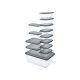 SILVERCREST® Frischhaltedosen-Set, 12 Stück (Grau) - B-Ware sonstiges