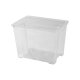 W5 Klarsichtbox + Deckel, 60 L - B-Ware Transportschaden Kosmetisch
