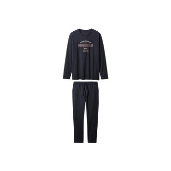 esmara® MEN Herren-Pyjama, L, marineblau - B-Ware...