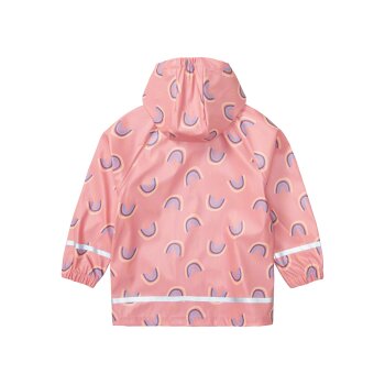 lupilu® Baby Kleinkinder Matsch- und Buddeljacke, wind- und wasserdicht (pink gemustert, 86/92) - B-Ware neuwertig