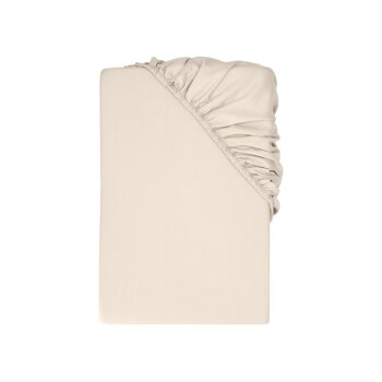 LIVARNO® Satin-Spannbettlaken, 90-100 x 200 cm (Beige) - B-Ware neuwertig