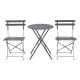 LIVARNO® Bistro-Set, 3-teilig (Anthrazit) - B-Ware sehr gut