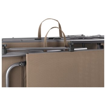 LIVARNO® Alu-Dreibeinliege »Houston«, taupe - B-Ware sehr gut