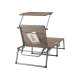 LIVARNO® Alu-Dreibeinliege »Houston«, taupe - B-Ware sehr gut